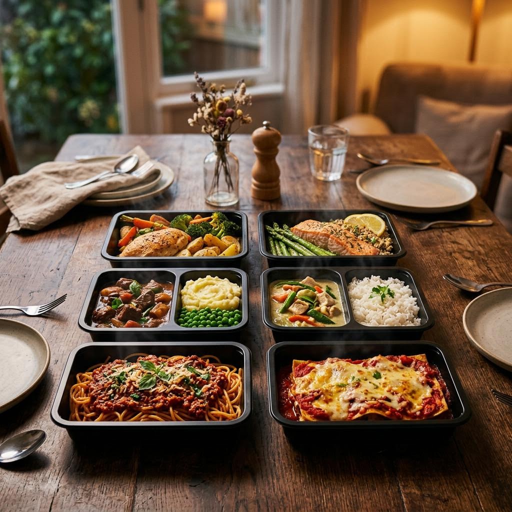 Chef-prepared ready-made meals for home delivery from Meat & Meals